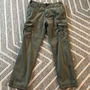 Hollister. ￼ size 28×30. Army green. Cargo pants.